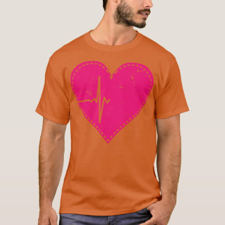 Nurse Nursing Heartbeat Liebe T-Shirt