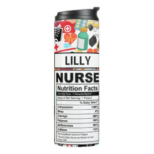 Nurse Nutrition Fakten Custom Thermosbecher