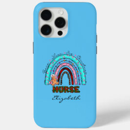 Nurse Peace Liebe Weihnachtsthema Rainbow Pastel Case-Mate iPhone Hülle