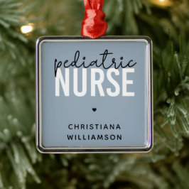 Nurse Peds Krankenpflege bei Kindern Ornament Aus Metall