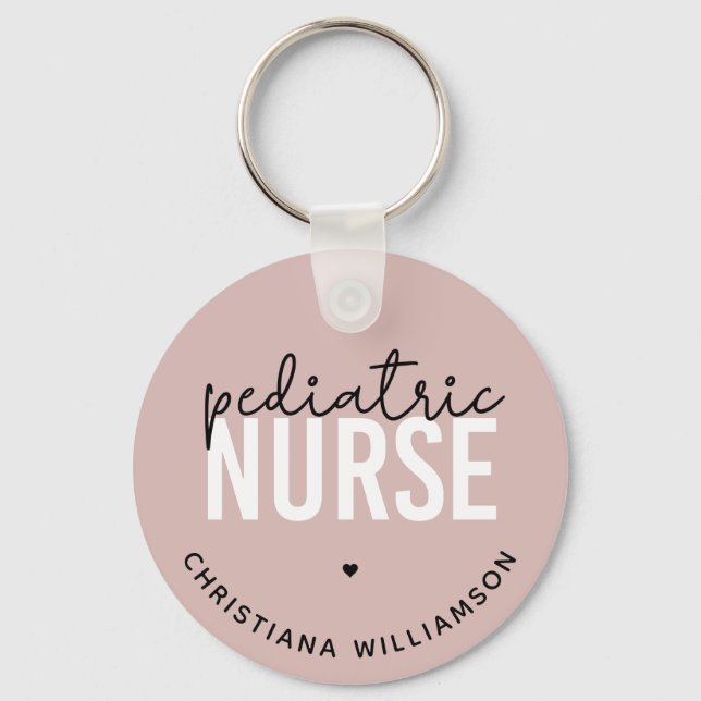 Nurse Peds Krankenpflege bei Kindern Schlüsselanhänger (Vorderseite)