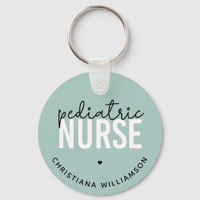 Nurse Peds Krankenpflege bei Kindern Schlüsselanhänger (Vorderseite)
