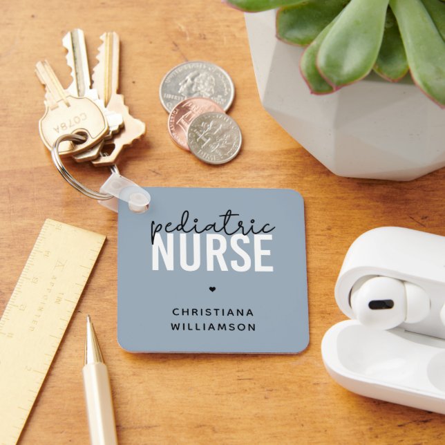 Nurse Peds Krankenpflege bei Kindern Schlüsselanhänger (Schreibtisch)
