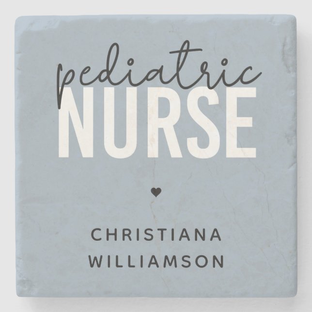 Nurse Peds Krankenpflege bei Kindern Steinuntersetzer (Vorderseite)