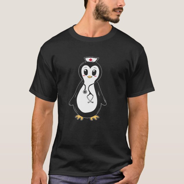Nurse Penguin T-Shirt (Vorderseite)