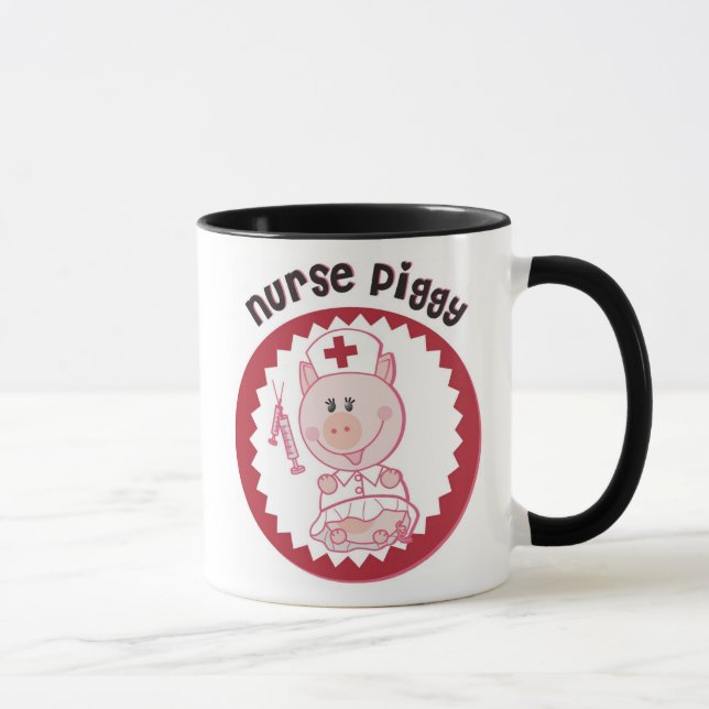 Nurse_Piggy, gelassen mir kümmern sich um Ihnen! Tasse (Rechts)