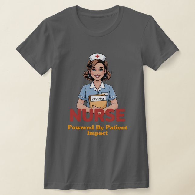 Nurse Powered by Coffee T-shirt (Ablage )
