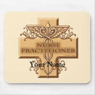 Nurse Practitioner Caduceus Mauspad