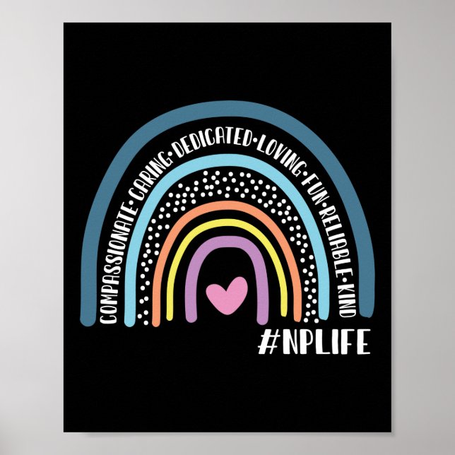 Nurse Practitioner Compassionate Gekümmert Poster (Vorne)