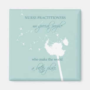 Nurse Practitioner Dandelion Magnet