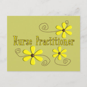 Nurse Practitioner gibt Geschenke Design Postkarte