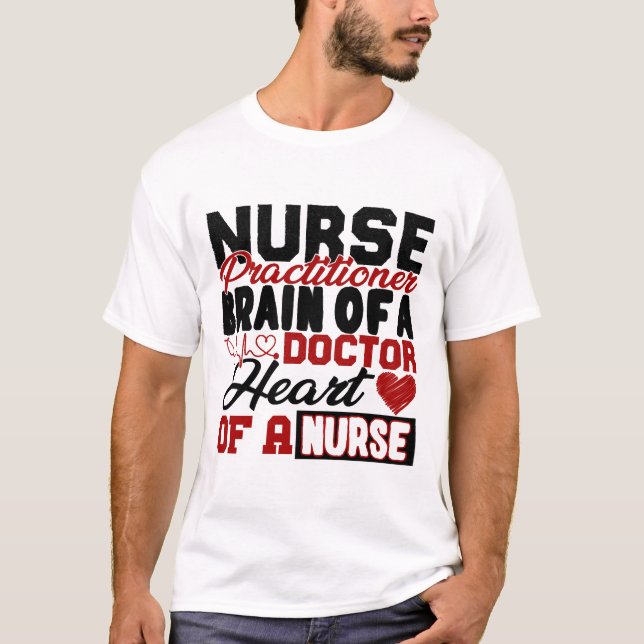 Nurse Practitioner Heart Shirt (Vorderseite)