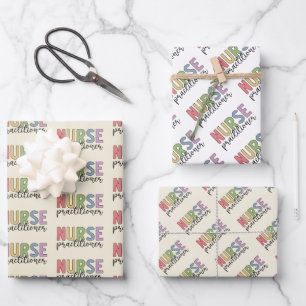 Nurse Practitioner NP Nurse Abschluss Geschenkpapier Set