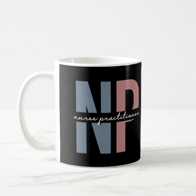 Nurse Practitioner NP Pflegegeschenke Kaffeetasse (Links)