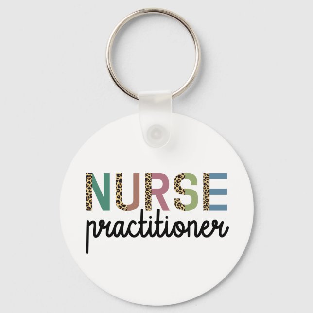 Nurse Practitioner NP Pflegegeschenke Schlüsselanhänger (Vorderseite)