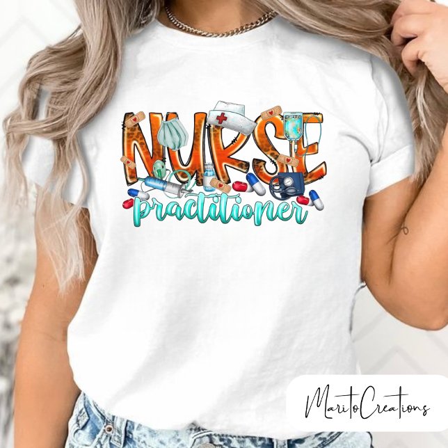 nurse practitioner t-shirt, nursing day T-Shirt (Von Creator hochgeladen)