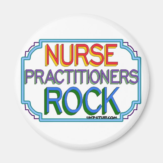 Nurse Practitioners Rock Magnet (Vorne)