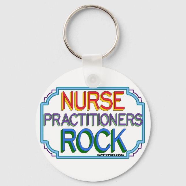 Nurse Practitioners Rock Schlüsselanhänger (Vorderseite)