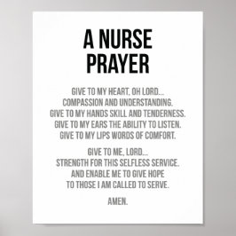 Nurse Prayer Poster