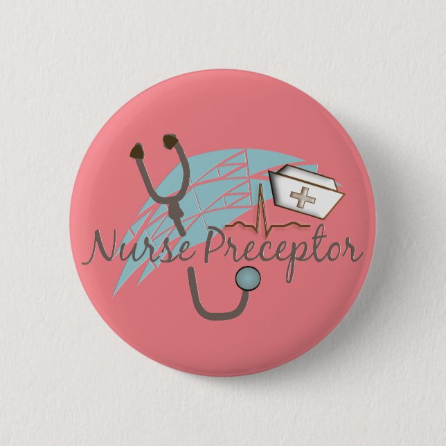 Nurse Prezeptor Pink Button (Vorderseite)
