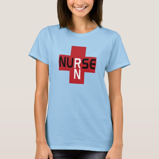 NURSE RN RED T-Shirt (Vorderseite)
