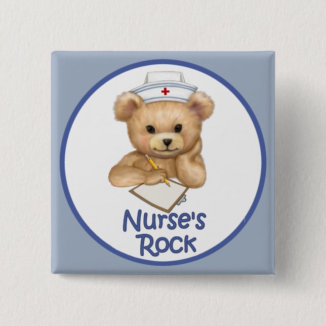 Nurse Rock Button (Vorderseite)