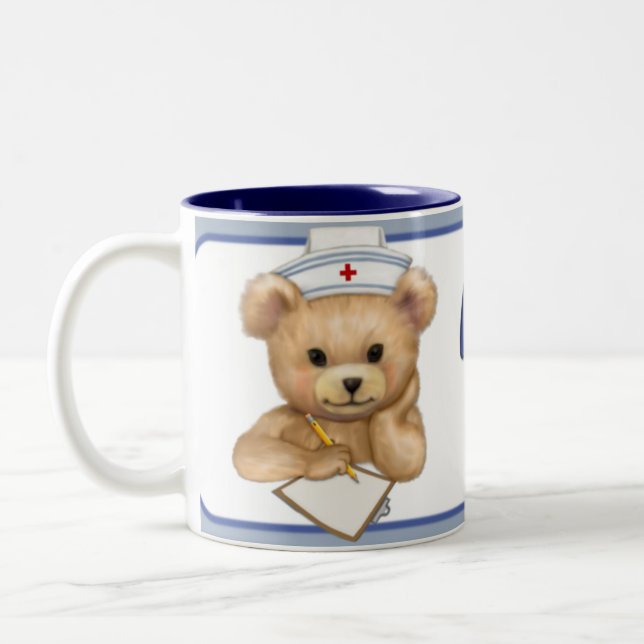 Nurse Rock Zweifarbige Tasse (Links)