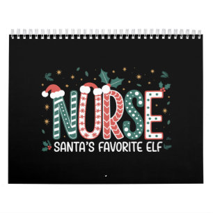Nurse Santa's Lieblings-Elf Weihnachten Inspiratio Kalender