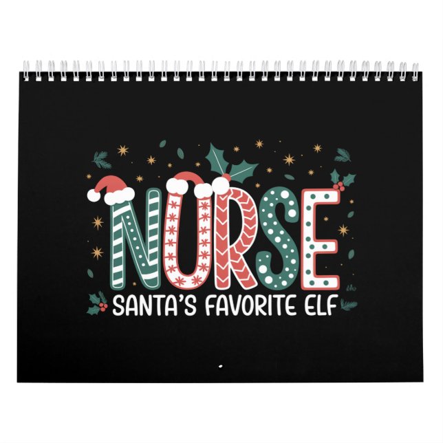 Nurse Santa's Lieblings-Elf Weihnachten Inspiratio Kalender (Titelbild)
