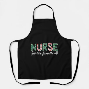 Nurse Santas Lieblings-Elfen-Leben-Nurse-Tags-Gesc Schürze