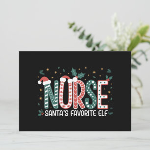 Nurse Santa's Lieblingselfe Weihnachten Inspiriere