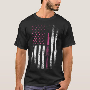 Nurse Shirt Rn Lpn American Flag Spritze