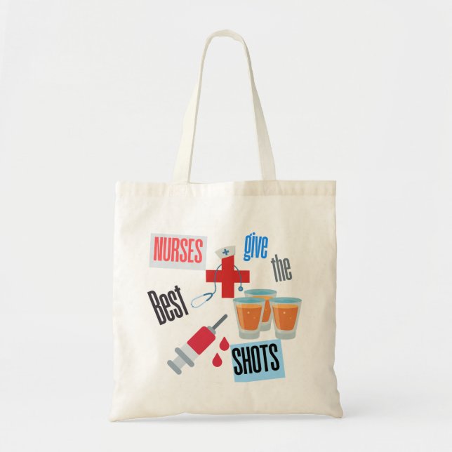 Nurse Shot Funny Tasche (Vorne)