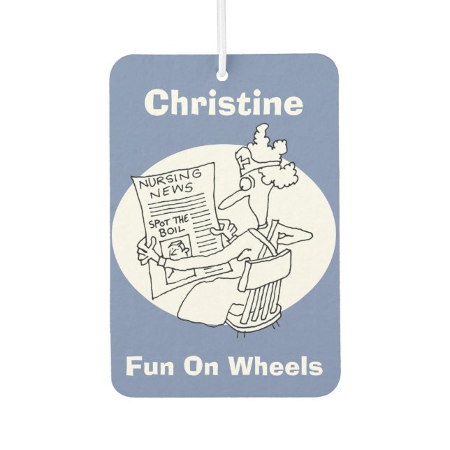 Nurse Spot the Boil Competition Autolufterfrischer (Vorderseite)