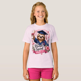 Nurse Squad hat es geschafft Faultier RN Abschluss T-Shirt
