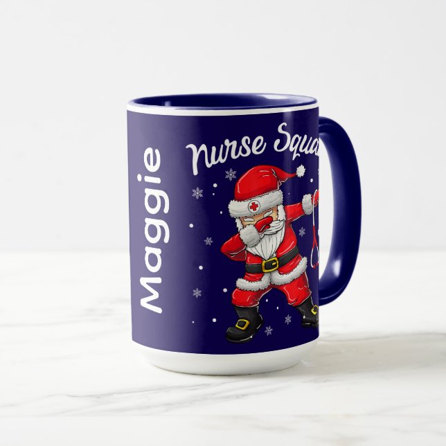 Nurse Squad Weihnachten  Tasse (VorderseiteRechts)