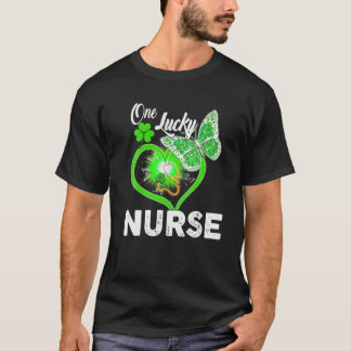 Nurse St. Patrick's Day Glück, ein Krankenschweste T-Shirt