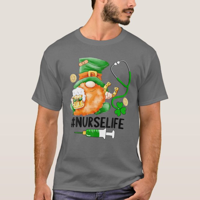 Nurse St Patrick's Day T-Shirt (Vorderseite)