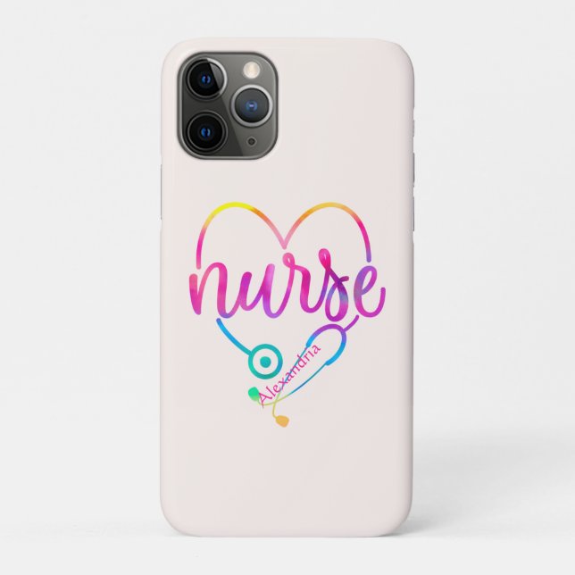 Nurse Stethoscope Case-Mate iPhone Hülle (Rückseite)