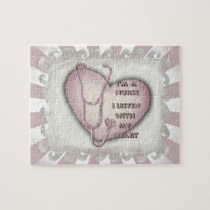 Nurse Stethoscope Heart Puzzle