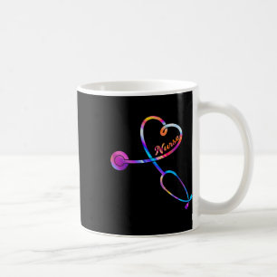 Nurse Stethoscope Heartbeat Ekg Nursing Student Gr Kaffeetasse