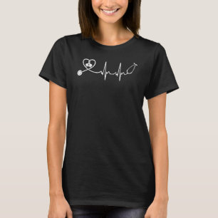 Nurse Stethoscope Heartbeat Nurse Week 2023 T-Shirt