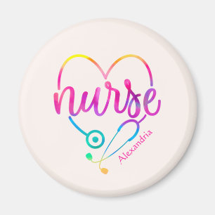 Nurse Stethoscope Magnet