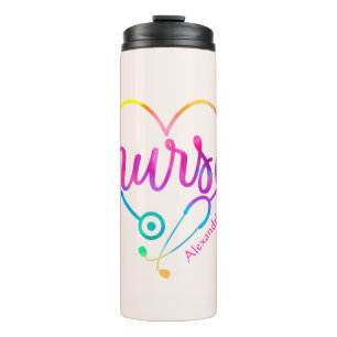 Nurse Stethoscope Thermosbecher