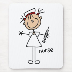 Nurse Strichmännchen Mousepad