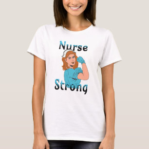 Nurse Strong   Vintag Retro Vibes T-Shirt