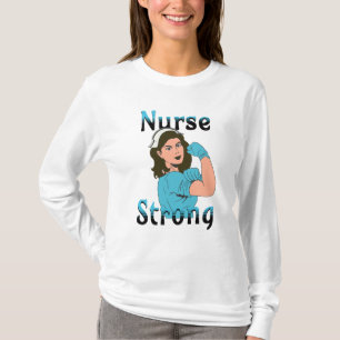 Nurse Strong   Vintag Retro Vibes T-Shirt