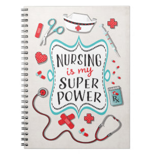 Nurse Super Power Notizblock