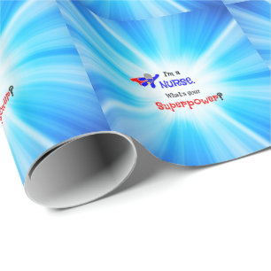 Nurse Superhero, Spaß Geschenkpapier