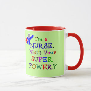 Nurse Superhero Tasse